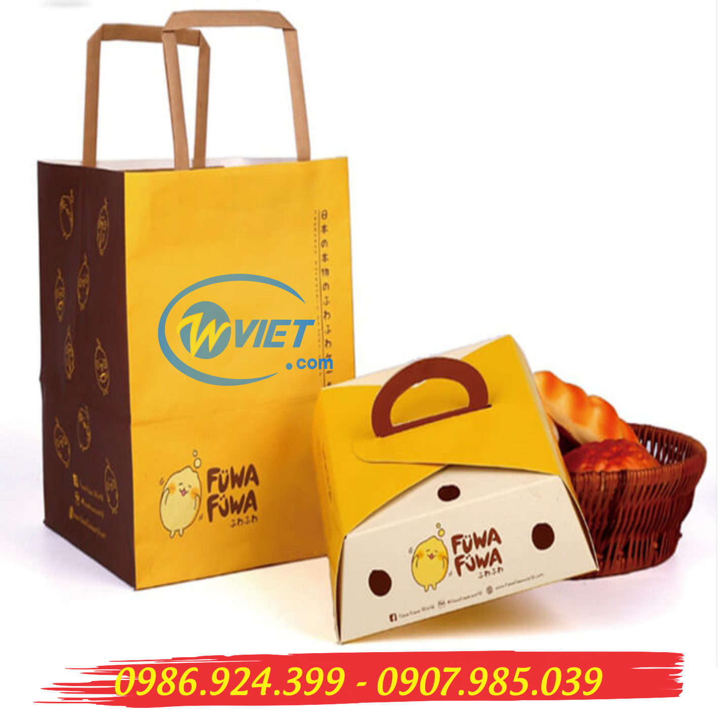 hop giay dung banh mang di