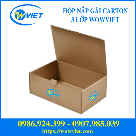 hộp nắp gài carton 3 lớp wowviet hộp nắp gài carton 3 lớp wowviet