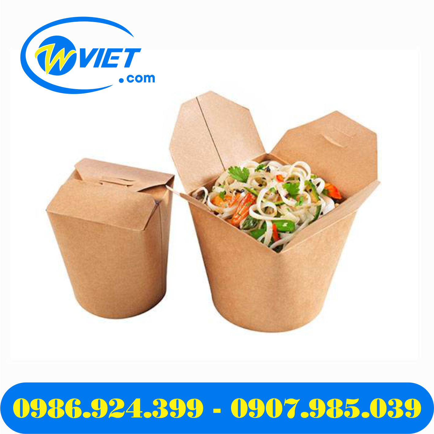 hop dung thuc an bang giay