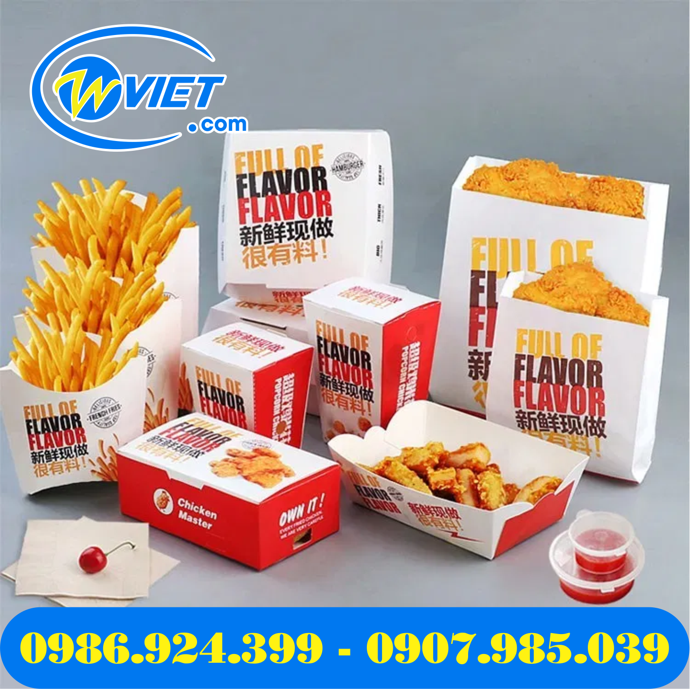 lam hop giay dung do an