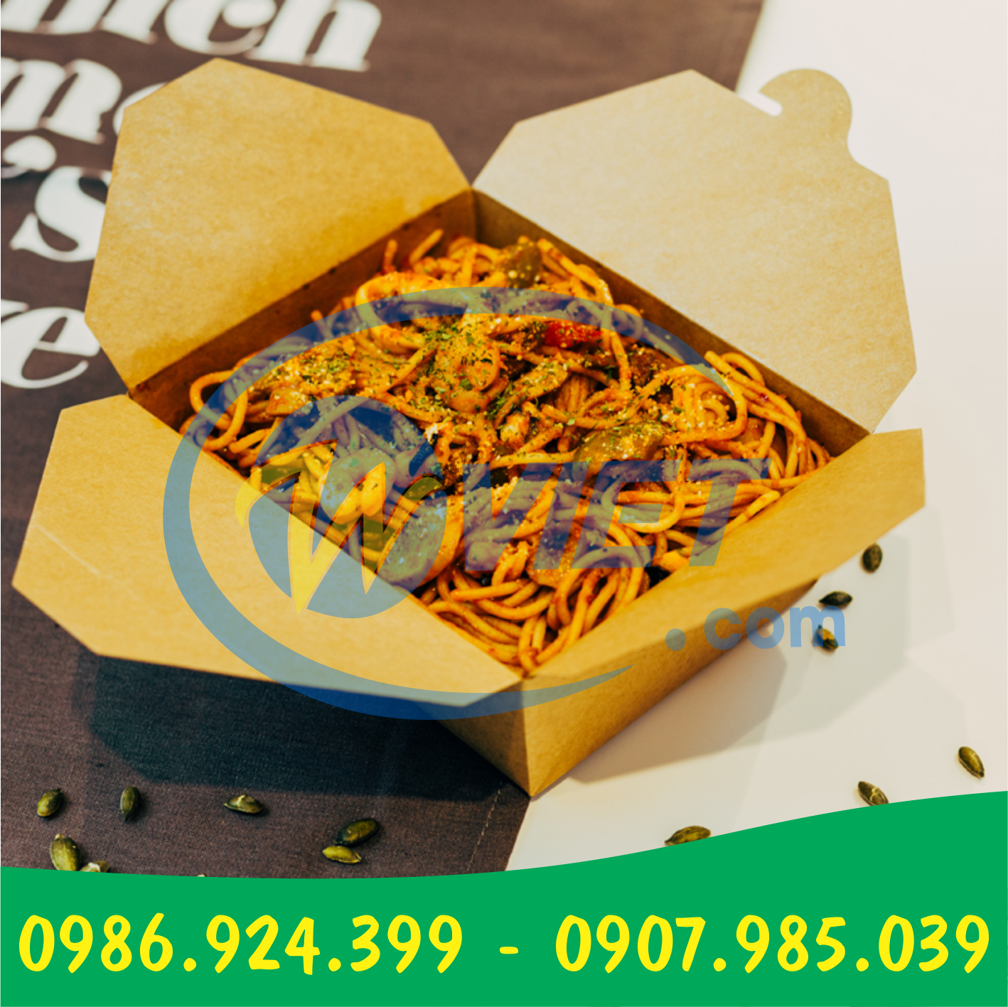 mau hop giay dung thuc an