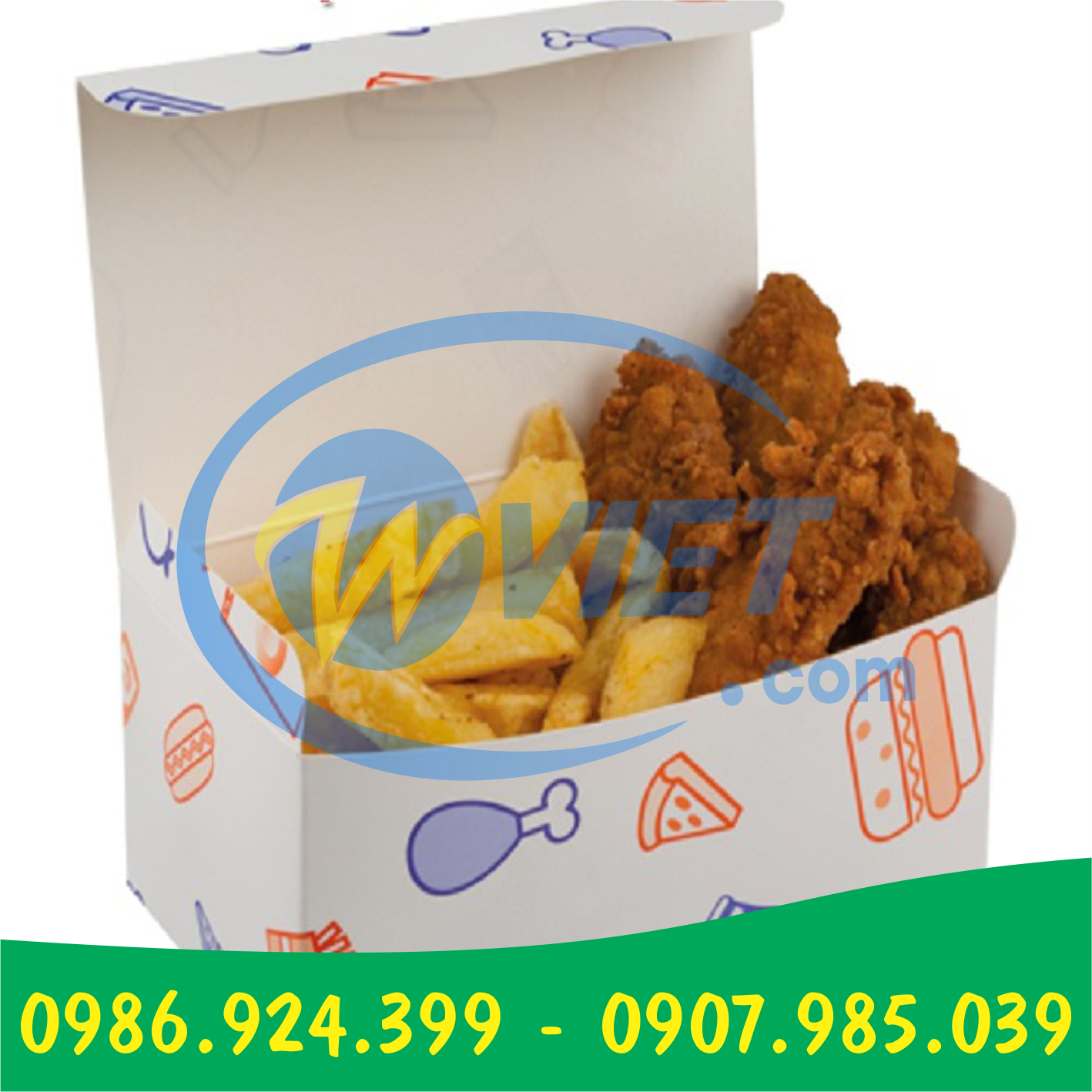 mau hop giay dung thuc an