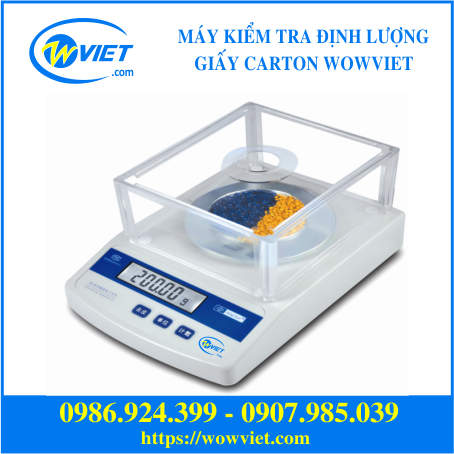 máy kiểm tra định lượng giấy carton wowviet máy kiểm tra định lượng giấy carton wowviet