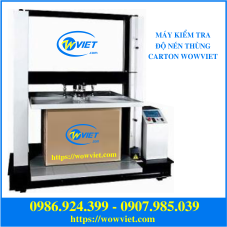 máy kiểm tra độ nén thùng carton wowviet máy kiểm tra độ nén thùng carton wowviet