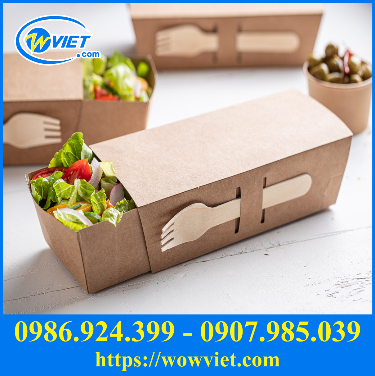 hop giay dung thuc an nhanh