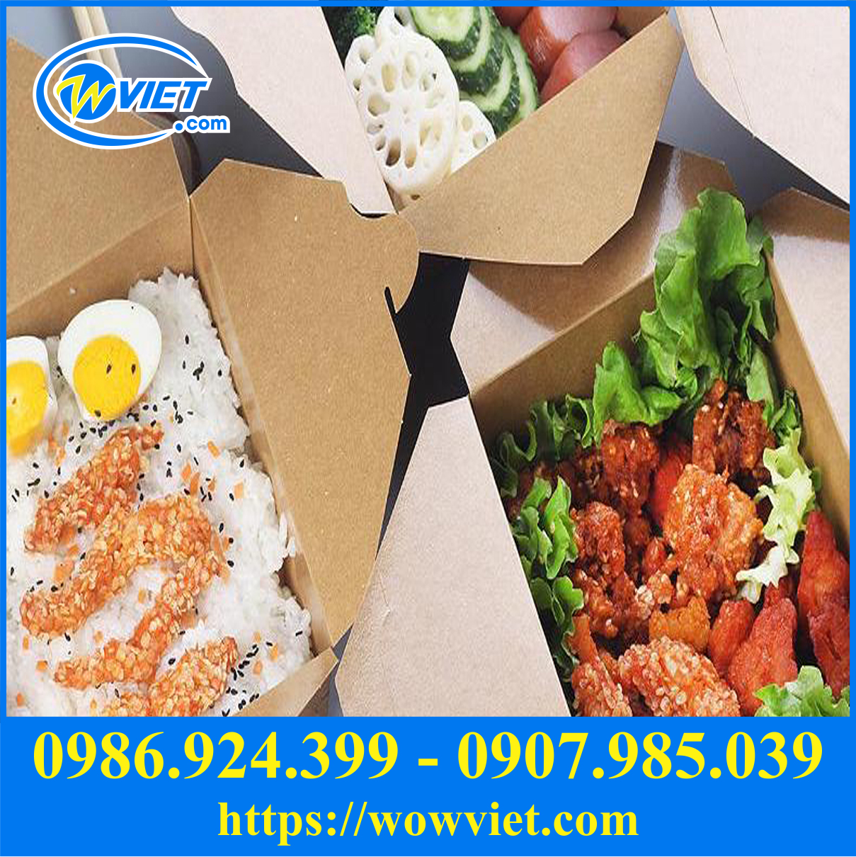 hop giay dung thuc an nong