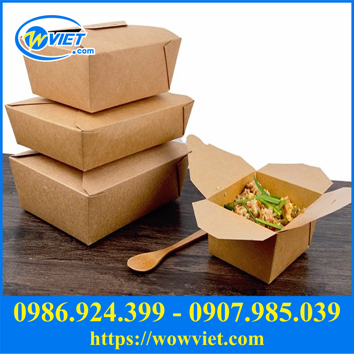 hop giay dung thuc an 1 lan