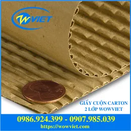 Giấy cuộn carton 2 lớp