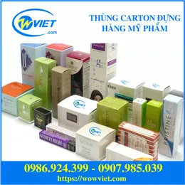 Thùng carton đựng hàng mỹ phẩm