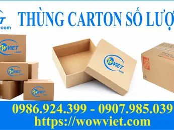 NHẬN SẢN XUẤT THÙNG CARTON SỐ LƯỢNG ÍT GIÁ TỐT