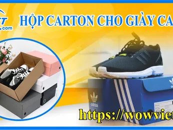 HỘP CARTON CHO GIÀY CAO CẤP