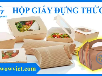 HỘP GIẤY ĐỰNG THỨC ĂN – HAI CHIỀU HƯỚNG ĐẾN SỨC KHỎE CỦA BẠN