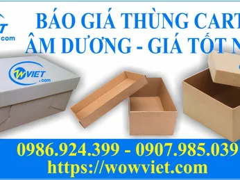 BÁO GIÁ THÙNG CARTON ÂM DƯƠNG GIÁ TỐT NHẤT