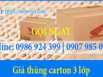 Giá thùng carton 3 lớp