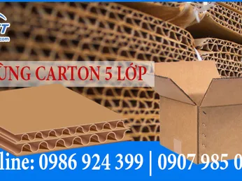 Thùng carton 5 lớp là gì