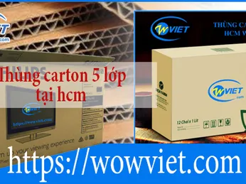 Thùng carton 5 lớp tại hcm