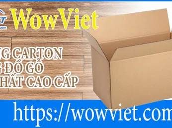 Thùng carton đựng đồ gỗ nội thất cao cấp