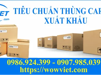 TIÊU CHUẨN VÀ ĐẶC ĐIỂM THÙNG CARTON XUẤT KHẨU