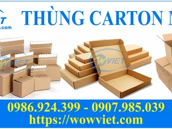 CƠ SỞ CUNG CẤP THÙNG CARTON MỚI CHẤT LƯỢNG