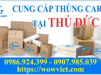 CUNG CẤP THÙNG CARTON TẠI THỦ ĐỨC