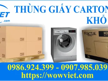  THÙNG GIẤY CARTON KHỔ LỚN ĐA DỤNG