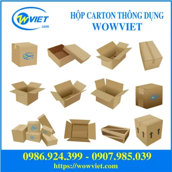 Hộp carton thông dụng