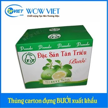 Thùng carton đựng bưởi xuất khẩu