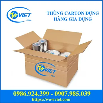 Bao bì carton đựng hàng gia dụng