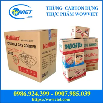 Bao bì carton đựng thực phẩm