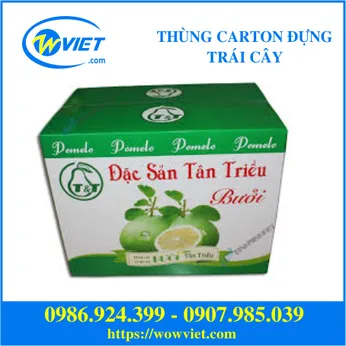 Bao bì carton đựng thực phẩm trái cây