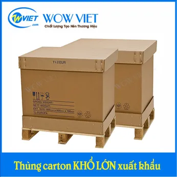 Thùng giấy carton khổ lớn bình dương