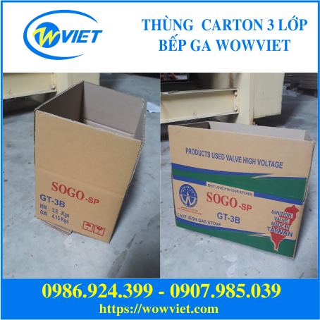 thùng carton 3 lớp bếp ga wowviet thùng carton 3 lớp bếp ga wowviet