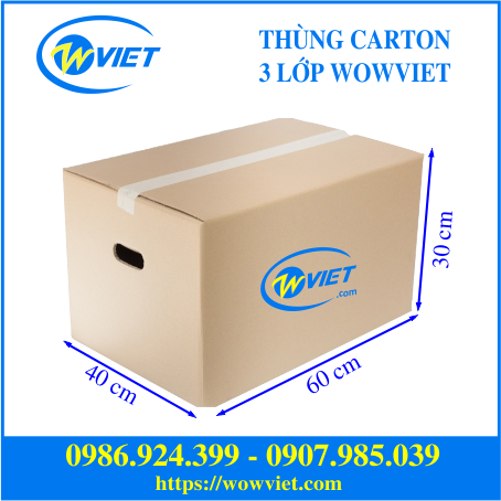 thùng carton 3 lớp wowviet thùng carton 3 lớp wowviet