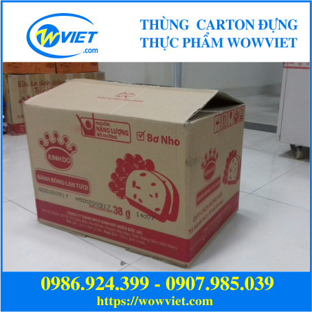 thùng carton đựng thực phẩm wowviet3 thùng carton đựng thực phẩm wowviet3