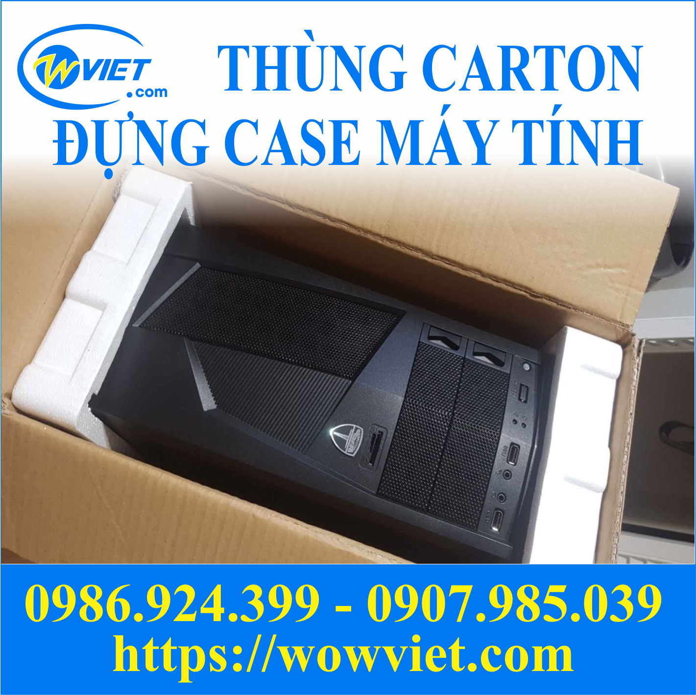thùng carton đựng case máy tính