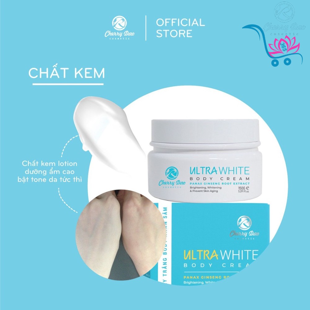 Kem Body Ultra White CRD Cherry Đào✔️Chính Hãng✔️Ưu Đãi Hot