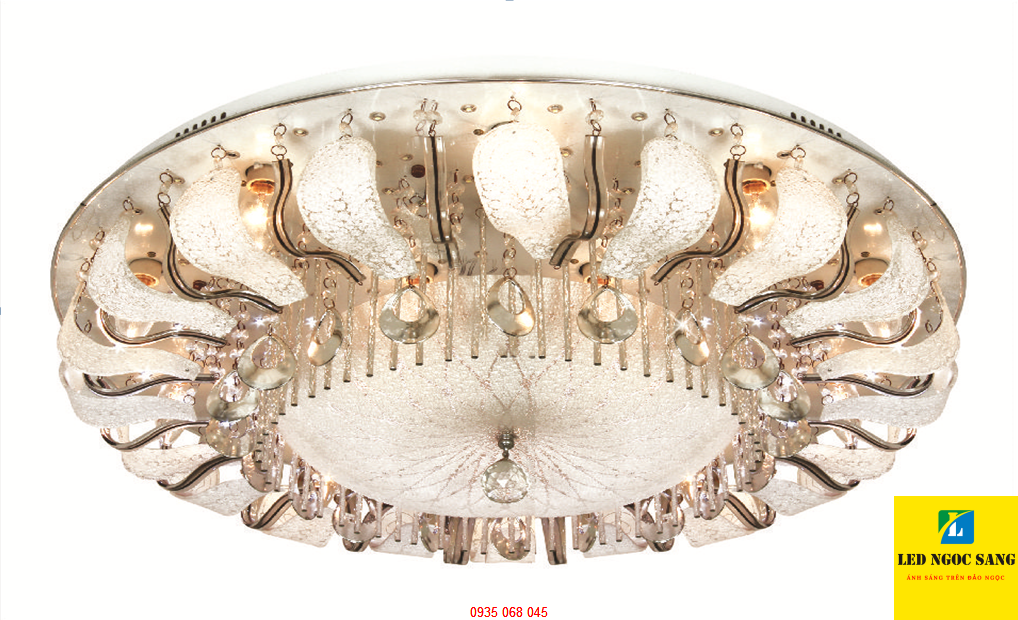 Đèn chùm HE 6040 phú quốc, đèn trang trí trần nhà phú quốc