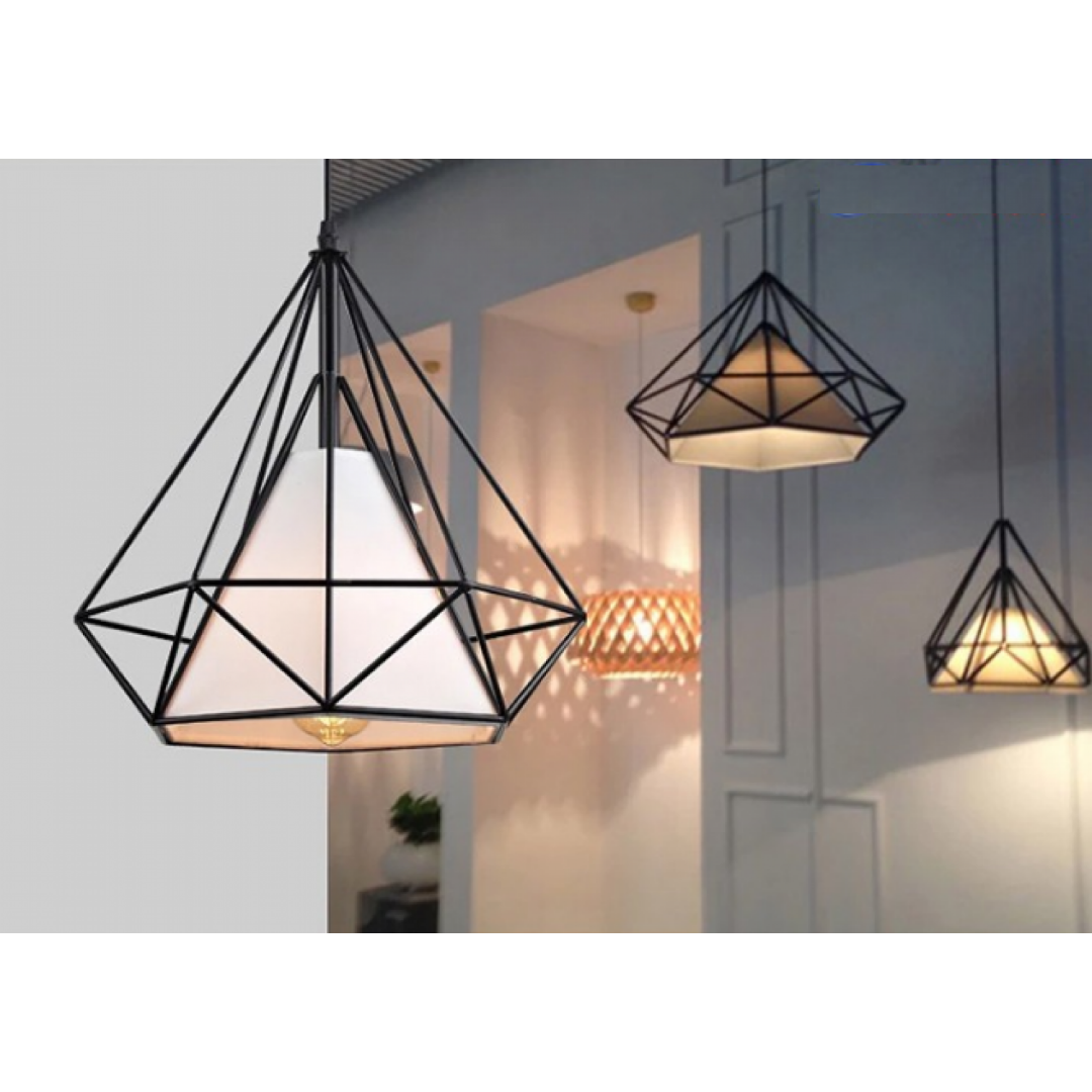 Mẫu đèn kim cương Bungalow trang trí