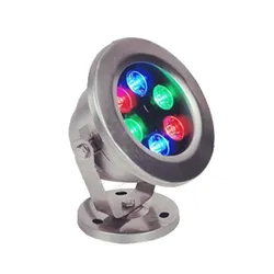 Đèn âm dưới nước 7 màu - 6w 