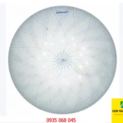 Đèn mâm thổi 3 màu lõm 12W