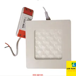 Mâm led phẳng 3d 18w vuông