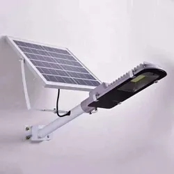 Đèn đường bàn chải năng lượng mặt trời 50W 