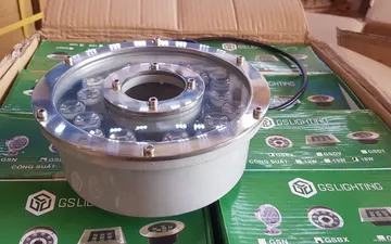 Đèn âm nước dạng bánh xe - Phú Quốc