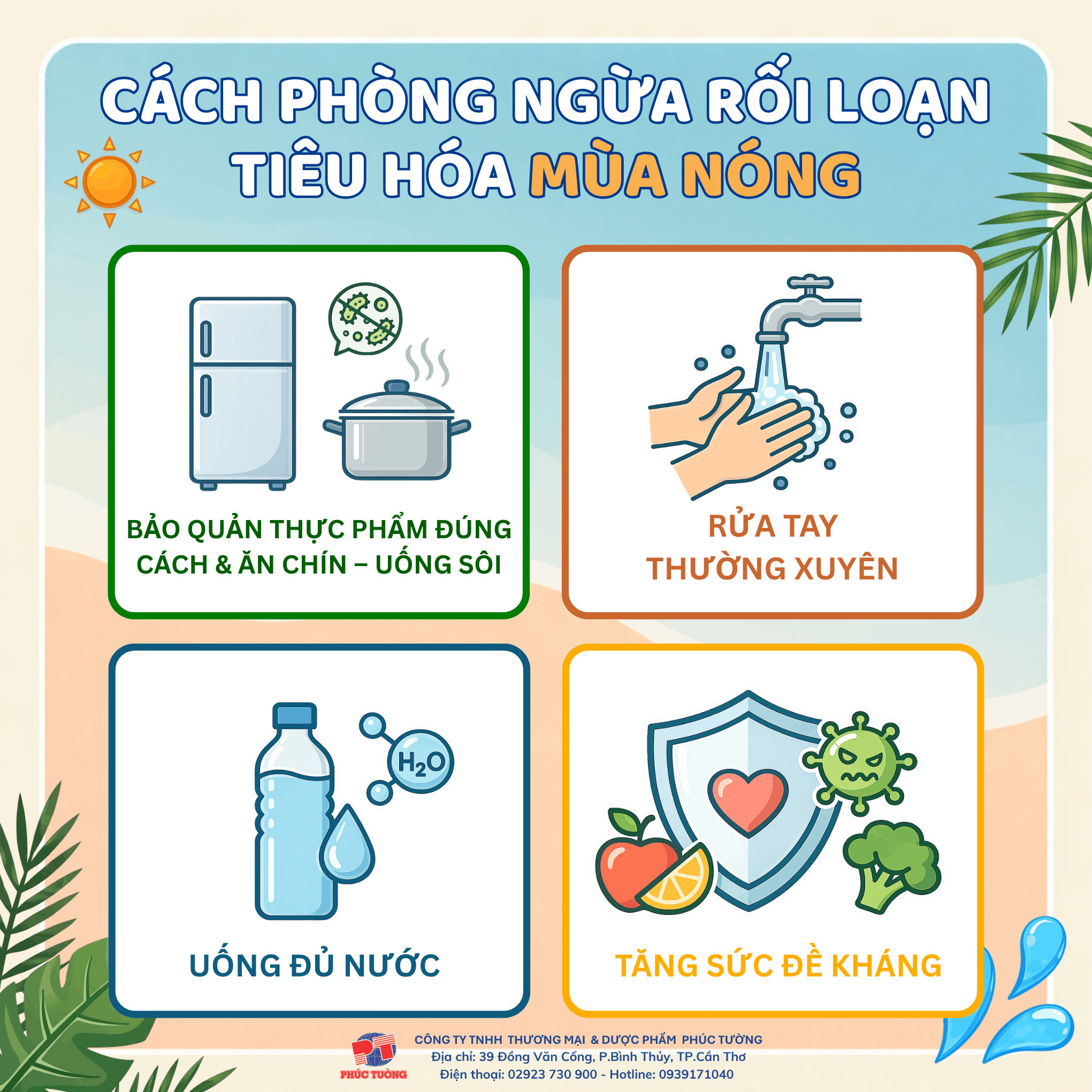 Cách phòng ngừa rối loạn tiêu hóa mùa nóng Cách phòng ngừa rối loạn tiêu hóa mùa nóng