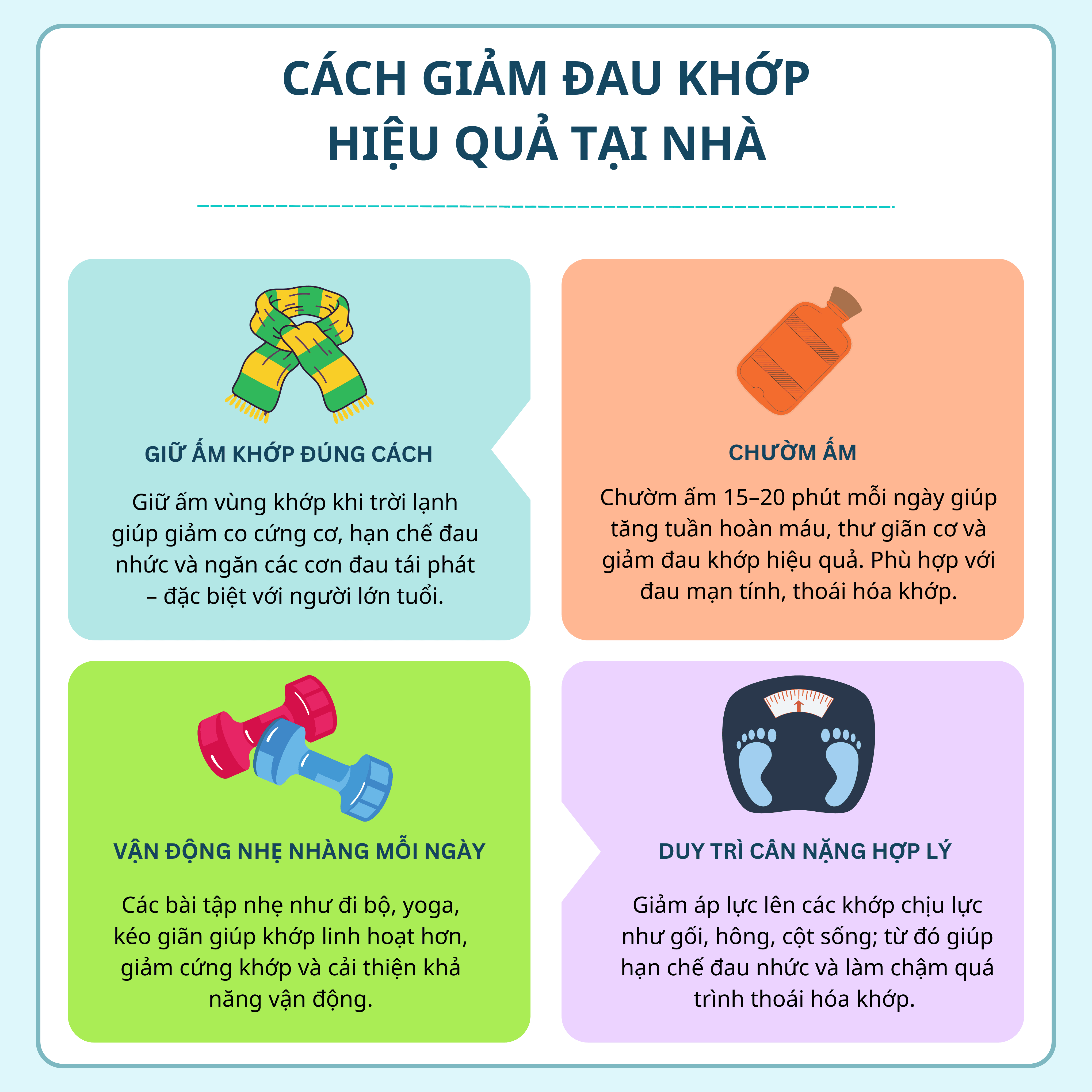 Cách Giảm Đau Khớp Mùa Lạnh Hiệu Quả Tại Nhà Cách Giảm Đau Khớp Mùa Lạnh Hiệu Quả Tại Nhà