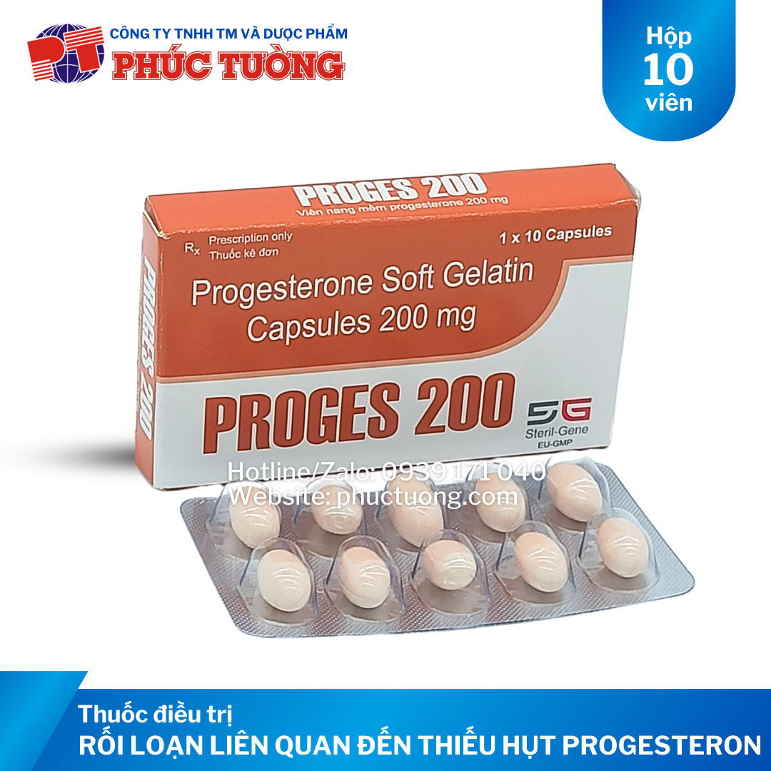 Proges 200 - Cân bằng nội tiết tự nhiên Proges 200 - Cân bằng nội tiết tự nhiên