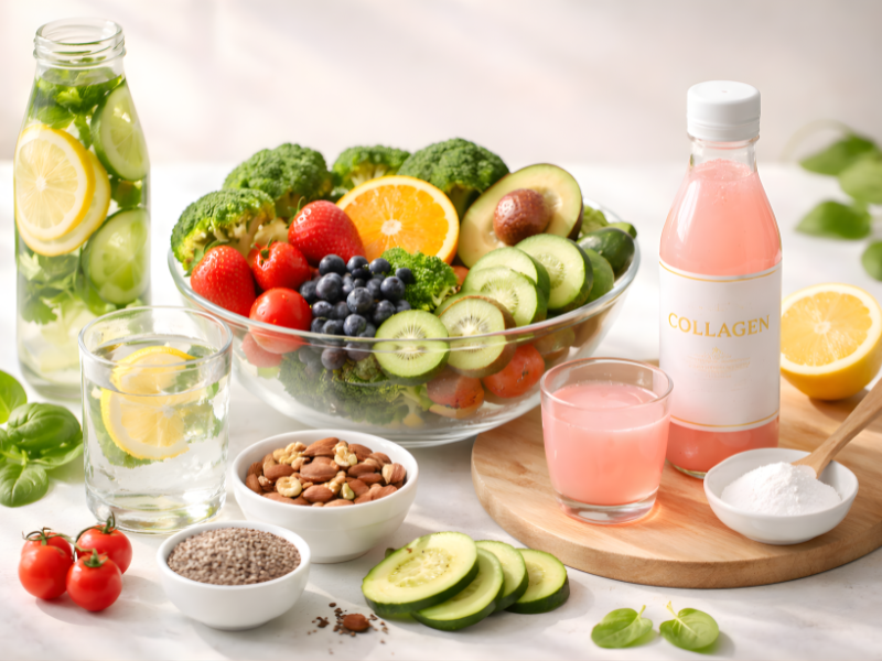 Bí quyết chăm sóc làn da khỏe đẹp từ bên trong Bí quyết chăm sóc làn da khỏe đẹp từ bên trong