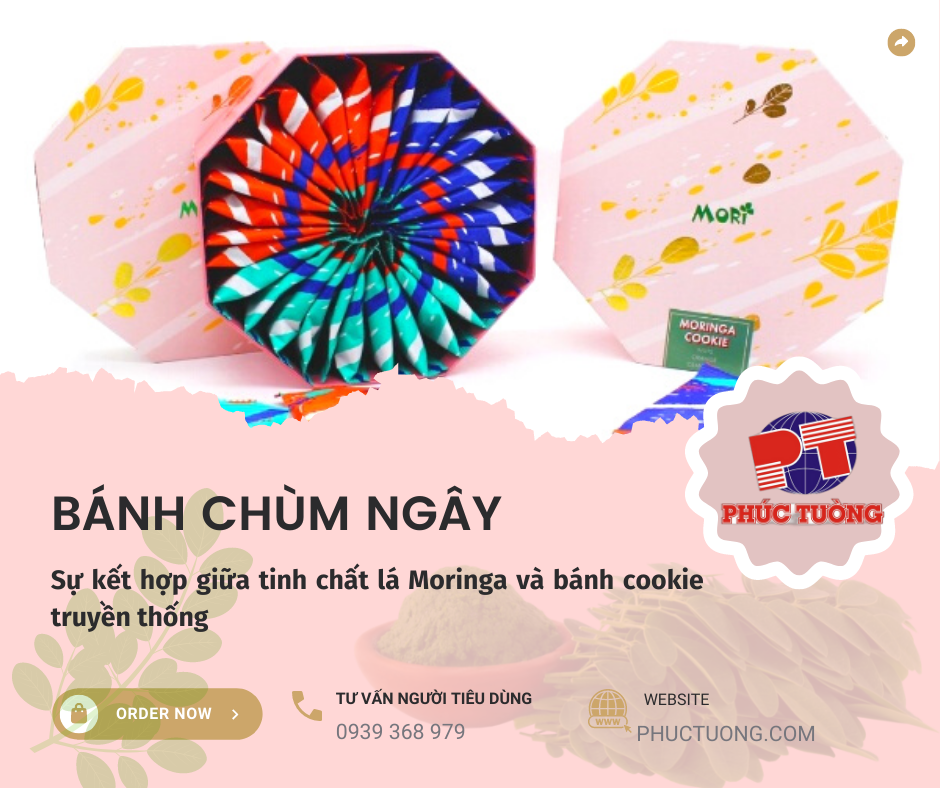 Bánh Moringa cho ngày tết trung thu thêm hương vị