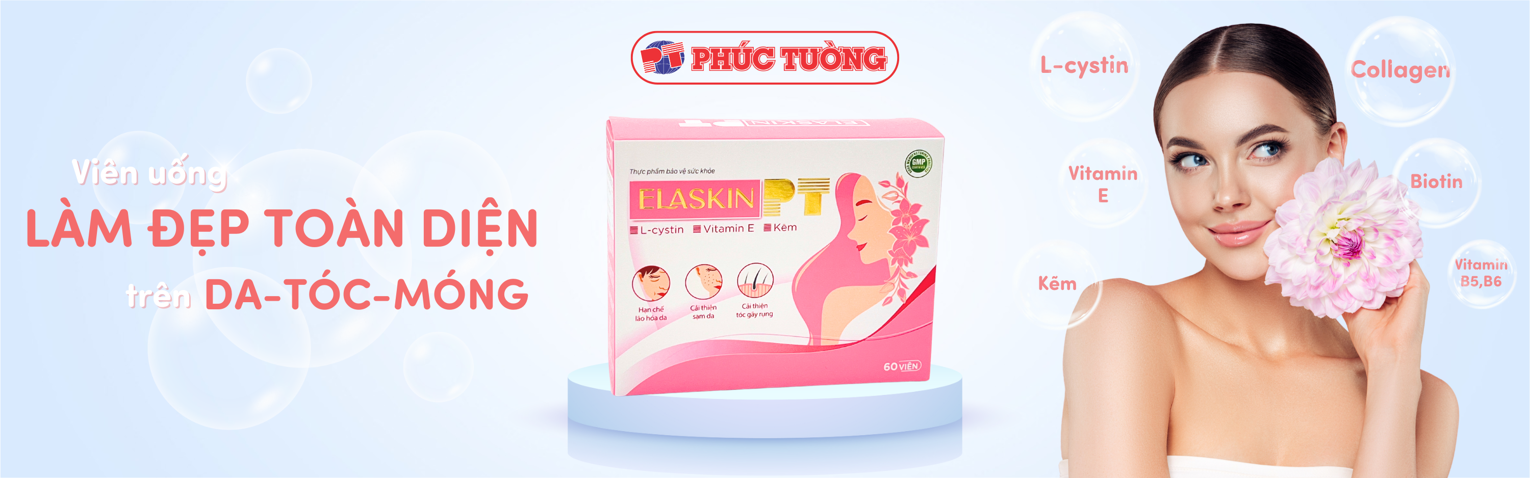 Elaskin PT là lựa chọn hàng đầu cho người muốn chăm sóc sắc đẹp từ bên trong Elaskin PT là lựa chọn hàng đầu cho người muốn chăm sóc sắc đẹp từ bên trong