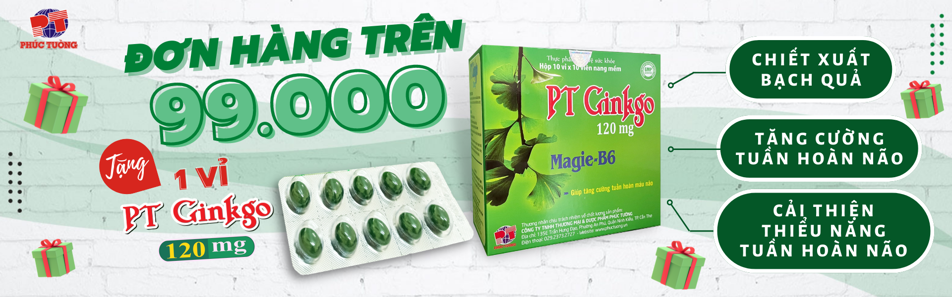 Chương trình QUÀ TẶNG PT GINKGO Chương trình QUÀ TẶNG PT GINKGO